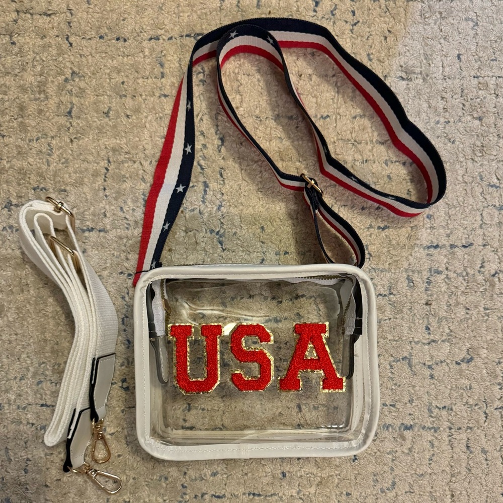 Clear crossbody bag